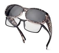 Face Shadow Polarized Sunglasses Fit Over Glasses for Women Oversized Sunglasses to Go Over Glasses UV Protection Lightweight