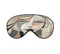 Face Shape Eye Mask, Side Sleeping Mask Light Blindfold Sleeping Mask Nose Pad and Elastic Band for Children Women and Men