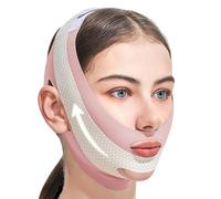Face Shapes Sculpture Bandage for Immediately Lifted Belt with Soft Nylon Double Chin Reducer Travel-friendly Lifting Strap