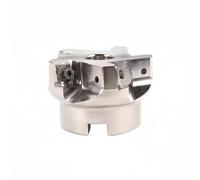 Face Shell Router Bit 0.87" Chuck Bore 2" 88° Cutting Diameter Fast Feed 5-Channel Router Bit
