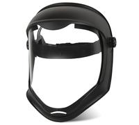 Face Shield Clear Anti-fog Face Shield Mask Impacts & Temperature Resistant Full Mask Splash-Proof PC ABS for Grinding, Cutting, Welding