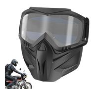 Face Shield Goggles - Motorcycles Goggles, Anti Fogs Protective Goggles With Face Shield | Comfortable Lightweight Design Full Face Protection, Ideal For Outdoor Activities Sport And Healthcare Worker