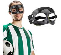Face Shield Mask, Nose Guard for Broken Nose, Adjustable PVC Face Shield Mask Sports Protection for Football, Basketball, Wrestling, Softball, Adults