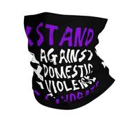 Face Shield Take A Stand Against Domestic Violence Awareness White Quick Drying Calentador De Cuello Unisex Polainas De Cuello For Yoga Men Sports