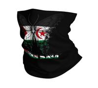 Face Shield Western Sahara The Western Saharans Butterflies Flag Anitdust Bandana Windproof Bufanda Facial For Sports Workout Running