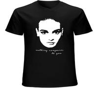 Face Sinead O'Connor Nothing Compares Unisex T-Shirts Graphic Print Mens Tee Shirt Black XXL