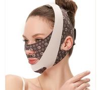 Face Slimming Brace, Small V Face Brace, Modeling Mask, Lifting Facial Tightening Instrument Gift (Brown)
