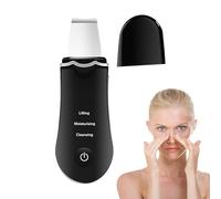 Face Spatula | Skin Scrubber Rechargeable Tool | Ultrasonic Cleaner, Deep Cleansing Massaging Appliance for Forehead Chin Cheeks Nose Use
