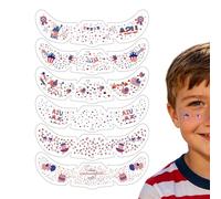 Face Stickers America Flag 250th Memorial Patches