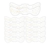 Face Stickers For Women - 12pcs Rose Gold Glitter Freckles Patches, Waterproof & Sweatproof Faux Freckle Decals | Festival Body Art Stickers For Party, Dancer, Fairy, Halloween, Christmas, And New Yea