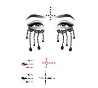 Leg Avenue Eye038 01122 Costume Eyewear, Evil Nun Black, One Size