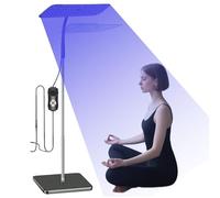 Face Tanning Lamp, Sun Lamp, 660+850nm Solarium Light with 240 LEDs, Adjustable Height & Angle, 3 Modes, 5 Brightness Levels, Timer, Portable Tanning lamp for Face and Body