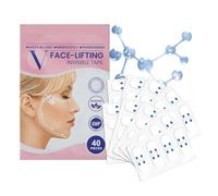 Face Tape 40 Pieces Breathable Waterproof Facial Strips