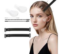 Face Tape Lifting Invisible 120pcs Face Lift Tape with 15 Strings and 2pcs Reusable Face Lift Hair Band Instant Neck Tape Lifting for Wrinkles Double Chin Face Sagging Skin Lift