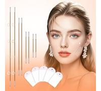 Face Tape Lifting Invisible,Face Lift Tape Invisible, 140PCS Neck Tape Face Lifter Instant Facial Tape Face Lift Tapes and Bands with 8 Strings for Woman Makeup Double Chin Sagging Eyebrows Jowls