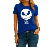 Face The Nightmare Jack Skellington Before Christmas Film | Christmas Women's T-Shirt, blue, 3XL