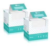 Face Towels, 10"×12" Disposable Face Towel, Face Towelettes XL, Ultra Soft Makeup Remover Dry Wipes, Thick Face Towel for Cleansing,100 Count (2 Pack)