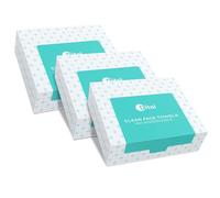 Face Towels, 10"×12" Disposable Face Towel, Face Towelettes XL, Ultra Soft Makeup Remover Dry Wipes, Thick Face Towel for Travel, 45 Count (3 Pack)