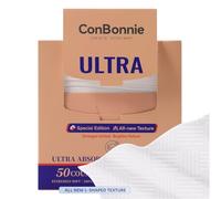 Face Towels, Disposable Face Towel XL, Special Ed., 10"×12" Bio-based Facial Towels, Extra Thick Soft Large Face Towelettes, Makeup Remover Dry Wipes for All Skin Types, Facial Tissue, 50 Ct. (1 Pack)