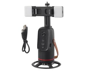 Face Tracking Tripod | 360 Degree Rotation Auto Stand, Tripod That Follows Your Movement For Live Selfie Video Rec Ording Calls Photography Conferencing Content Creators Use,