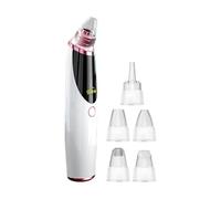 Face Vacuum Cleanser, Pore Cleaning Device, BIackheads Remover Tool, Powerful Deep Cleansing, with 5 Replaceable Suction Heads, 1.69x6.5 Inches, for Men and Women of All Skin Types