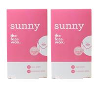 Face Wax Strips, Each Pack 20 Wax Strips And 10 Finishing Wipes Pink, Pack Of 2