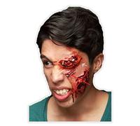 Face Wound Gouged Eye Socket Latex Scar Application Gruesome Halloween Horror