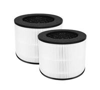 Facecool H08 Replacement Filter Compatible with Himox H08 H08P Air Purifier, 2-in-1 H13 True HEPA 4-Stage Filtration Activated Carbon, 2 Pack