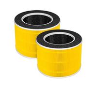 Facecool RP-AP088-F1 Replacement Filter Compatible with RENPHO RP-AP088W, RP-AP088, RP-AP088B Air Purifier, RP-AP088-F1 and RP-AP088-F2, 2-Pack H13 HEPA Activated Carbon Filter