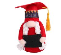 Faceless Dwarf Doll - Multicolour Abs Linen Durable Design, Graduation Season, Swedish Tomte Ornaments | Desktop Table Shelf Display For University College School Student Congratulation Gift Supplies