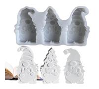 Faceless Dwarf Gnome Molds Aromatherapy Plaster Craft Silicone Mould Holiday Cement Plaster Mould Resin Casting Concrete Clay Mold for Home Decor