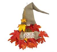 Faceless Elder Fabric Decor Yellow Autumn Festival Ornament