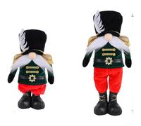 Faceless Stretchy Doll Decoration with Weighted Base and Extendable Structure for Flexible Placement on Tables, Shelves, and Window Sills (Green Version)