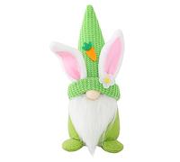 Faceless Toy Soft Holiday Easter Decorations Cute Doll for Kids Adults Home Ornaments Day Celebration (Green, One Size)