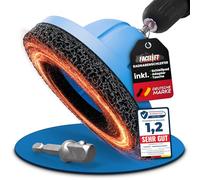 FACELIFT Wheel Hub Grinder Diameter 150 mm - Includes Sanding Pad, Adapter & Bag - For Clean Wheel Attachment & Secure Rim Seat - Ideal for Changing Wheels on Car or Workshop (1 x Sanding Pad, 150 mm