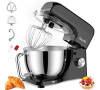 Facelle Stand Mixer, Household Kitchen Stand Mixers Dough Mixer with 6-Speed Tilt-Head Standing Mixer