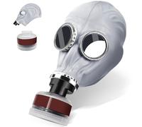 Facemoon 59/64 Reusable Masks, Safety Masks with Dual Filters for Paint, Dust, Epoxy Resin, Construction, Welding, Sanding, Woodworking, Chemical Gas Protection