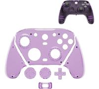 Faceplate Shell Compatible with GameSir G7 Pro - Magnetic Controller Case, Waterproof, Scratch-Resistant, Easy to Clean (Transparent Purple)