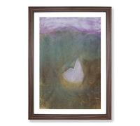 Faces by Mikalojus Konstantinas Framed Print | A2 Walnut Framed Wall Art | Ready to Hang | Modern Nature Picture | Living Room Bedroom Lounge Office
