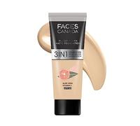 FACES CANADA All Day Hydra Matte Foundation - Mini 3in1 Foundation + Moisturizer + SPF 30 24 HR Aloe Hydration & Vitamin C 10HR Wear Medium to High Buildable Coverage Absolute Ivory (18 ml)