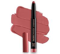 FACES CANADA Ultime Pro HD Intense Matte Lipstick + Primer - Tea Rose (Nude), 1.4g 9HR Long Stay Flawless HD Matte Finish Intense Color Lightweight Smooth Glide Primer Infused