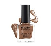 FACES CANADA Ultime Pro Splash Nail Enamel - Copper Glaze 57 (8ml) Quick Drying Glossy Finish Long Lasting No Chip Formula High Shine Nail Polish For Women No Harmful Chemicals