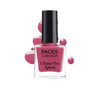 FACES CANADA Ultime Pro Splash Nail Enamel - Pink Punch 130 (8ml) Quick Drying Glossy Finish Long Lasting No Chip Formula High Shine Nail Polish For Women No Harmful Chemicals