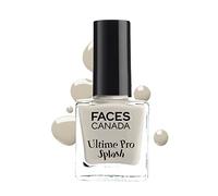 FACES CANADA Ultime Pro Splash Nail Enamel - Snow 146 (8ml) Quick Drying Glossy Finish Long Lasting No Chip Formula High Shine Nail Polish For Women No Harmful Chemicals