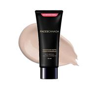 FACES CANADA Weightless Matte Finish Foundation - Natural 02, 15 ml Ultra Blendable Smooth Texture Natural Matte Finish Anti-Ageing Grape Extract, Shea Butter, Olive Seed Oil Enriched