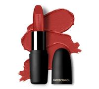 FACES CANADA Weightless Matte Lipstick - Jungle Red 29 (Red), 4.5g Highly Pigmented Lip Color Smooth One Stroke Glide Moisturizes & Hydrates Lips Vitamin E, Jojoba & Almond Oil Enriched