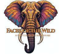 Faces of the Wild: A Fun Coloring Adventure