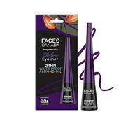 FACESCANADA Magneteyes Color Eyeliner Gel - Dramatic Purple,4Ml|Glossy Finish|24Hr Long-Lasting|Waterproof|Smudgeproof|Precise Application|Intense Color Payoff|Almond Extract & Vitamin E