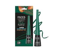 FACESCANADA Magneteyes Color Eyeliner Gel - Elegant Green,4 Ml|Glossy Finish|24Hr Long-Lasting|Waterproof|Smudgeproof|Precise Application|Intense Color Payoff|Almond Extract & Vitamin E