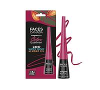 FACESCANADA Magneteyes Color Eyeliner Gel - Graceful Burgundy,4 Ml|Glossy Finish|24Hr Long-Lasting|Waterproof|Smudgeproof|Precise Application|Intense Color Payoff|Almond Extract & Vitamin E